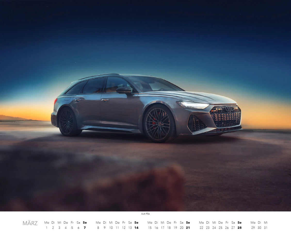 Supercars Kalender 2027 – Ansicht