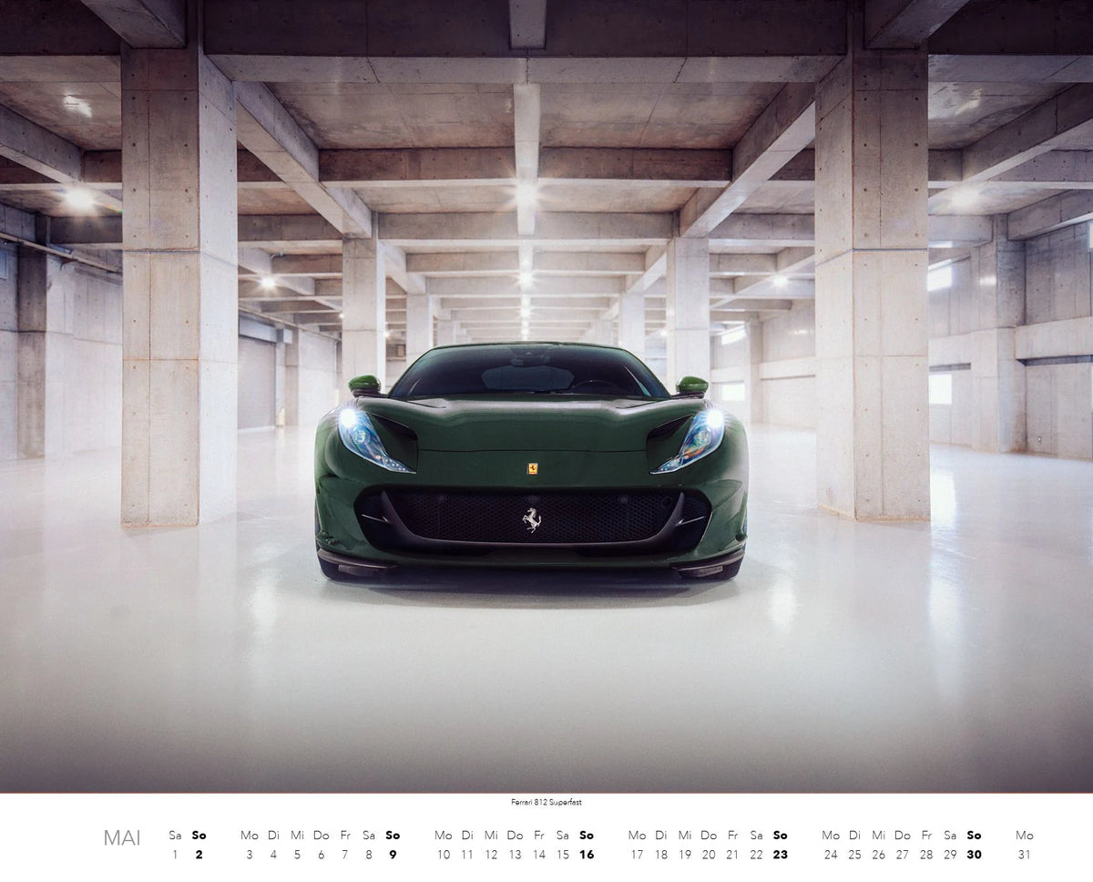 Supercars Kalender 2027 – Ansicht