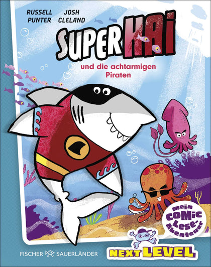 Cover: Superhai und die achtarmigen Piraten (Hardcover) von Russell Punter