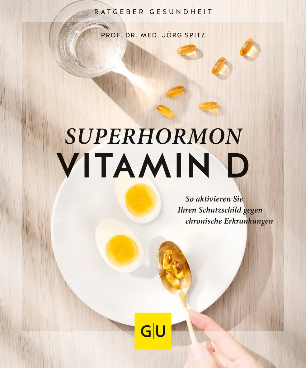 Buchcover von 'Superhormon Vitamin D' - Taschenbuch von Prof. Dr. med. Jörg Spitz