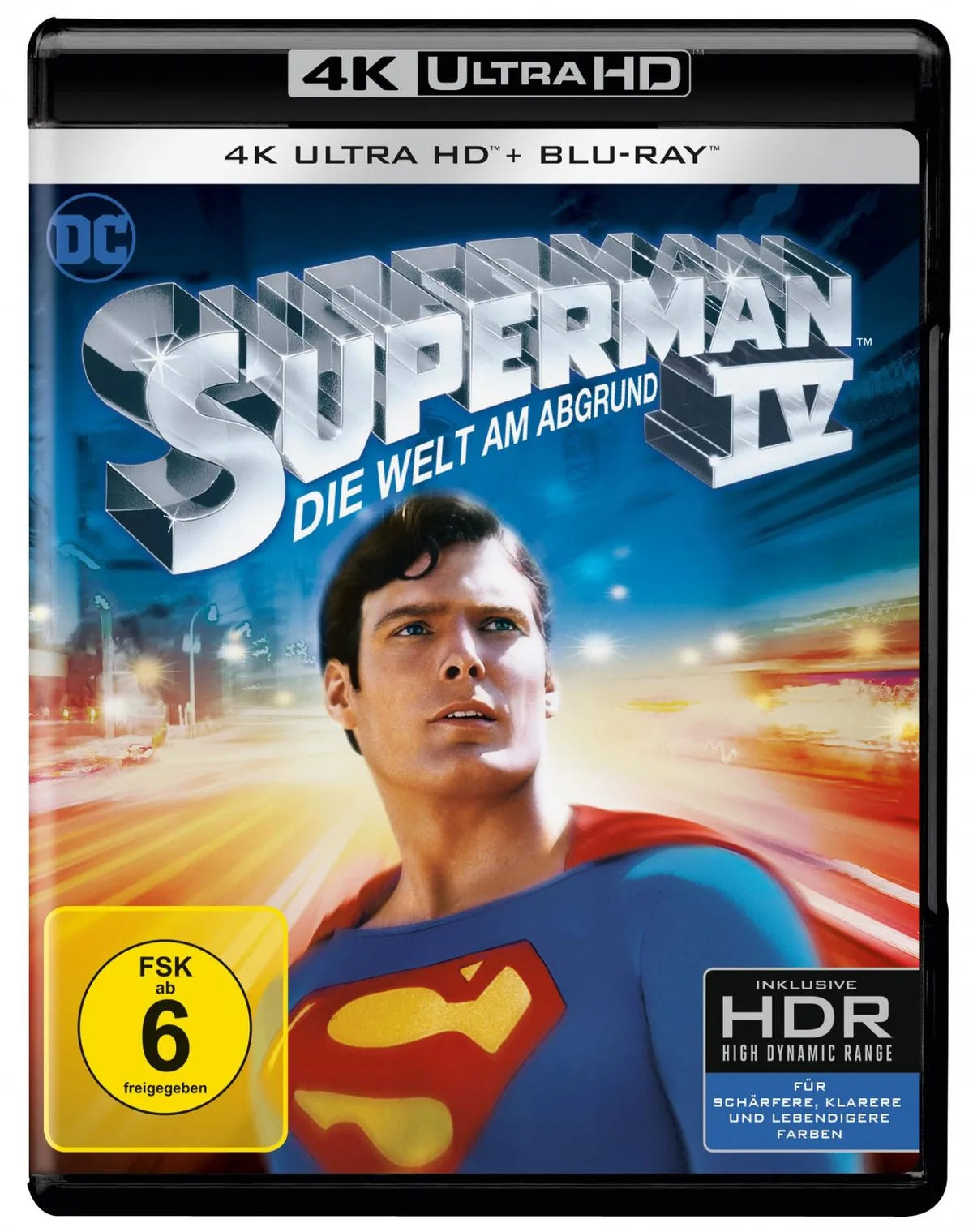 Superman 4: Die Welt am Abgrund - Blu-ray 4K Ultra HD