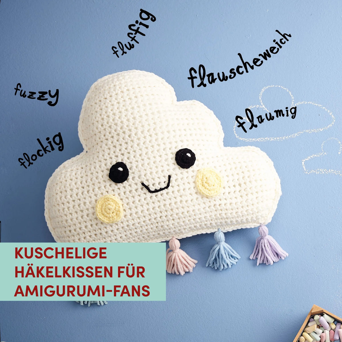 Detailansicht: Supersüße Amigurumi-Kissen häkeln (Taschenbuch)