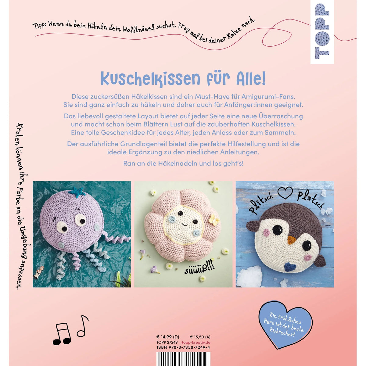 Detailansicht: Supersüße Amigurumi-Kissen häkeln (Taschenbuch)
