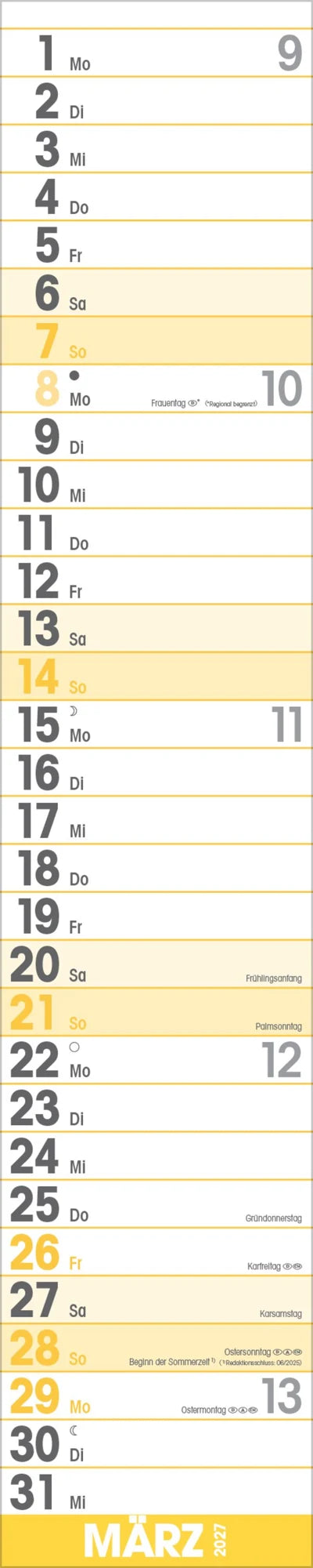 Supertimer 2027 – Ansicht
