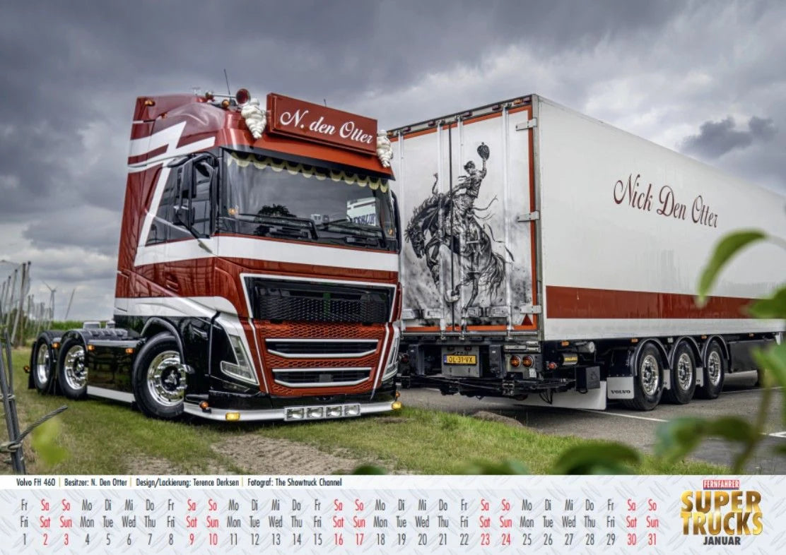 Supertrucks Kalender 2027 – Ansicht