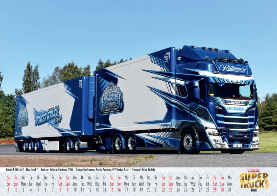 Supertrucks Kalender 2027 – Ansicht