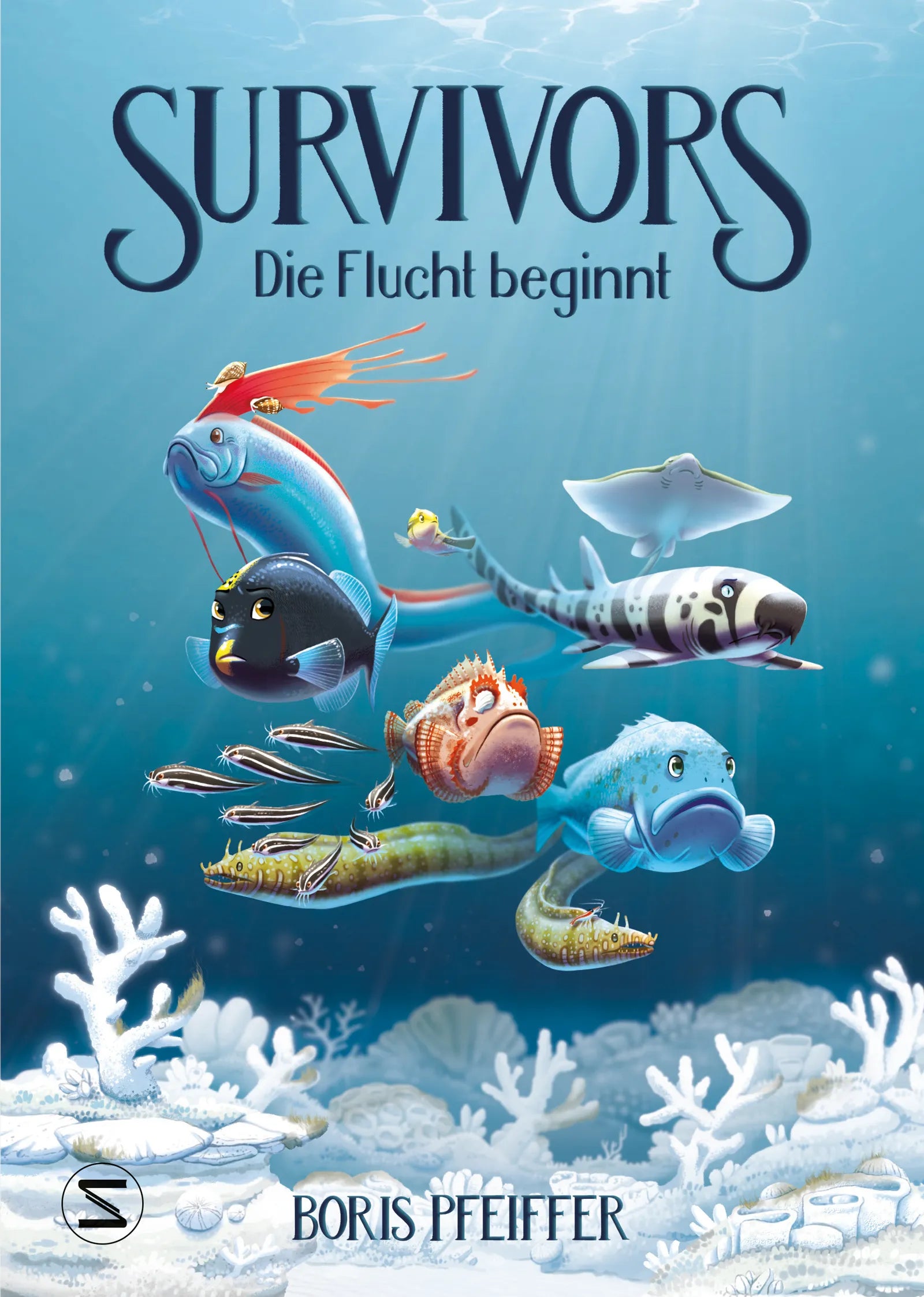 Buchcover von 'Survivors - Die Flucht beginnt' - Gebundene Ausgabe von Boris Pfeiffer