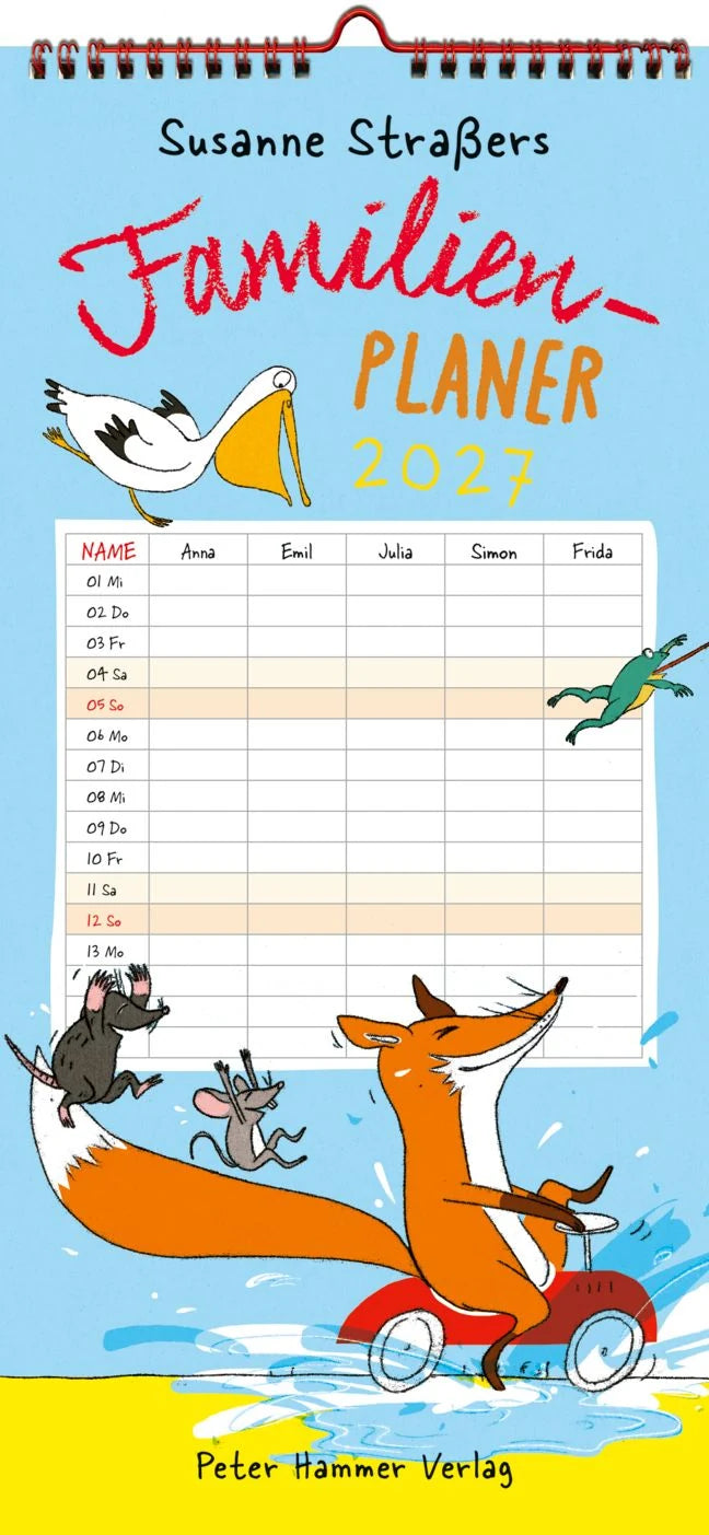 Familienplaner: Susanne Straßers Familienplaner 2027