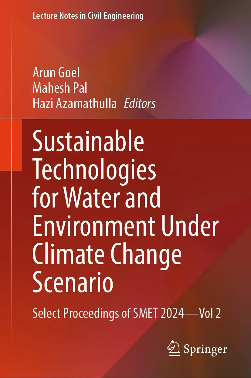 Cover: Sustainable Technologies for Water and Environment Under Climate Change Scenario (E-Book)