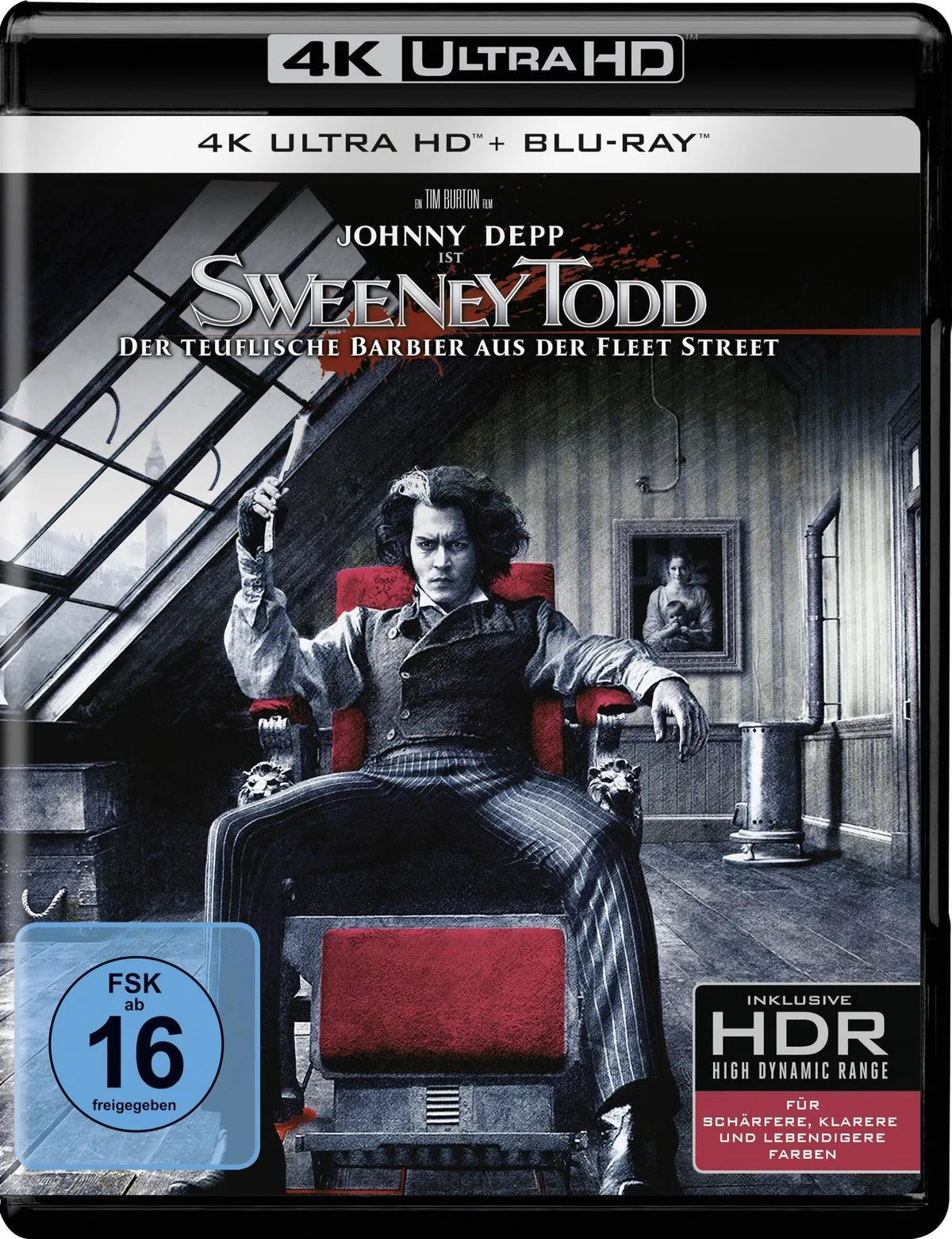 Sweeney Todd: Der teuflische Barbier aus der Fle - Blu-ray 4K Ultra HD