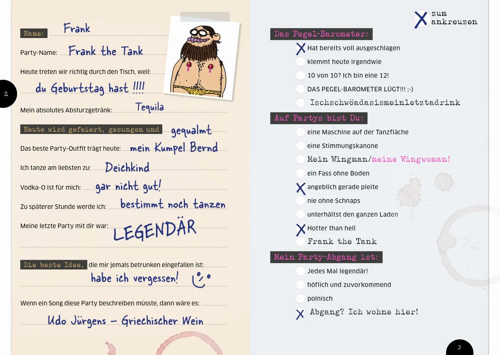 Abbildung von 'Sweet Memories: Party! Ausfüllbuch für Partygäste'