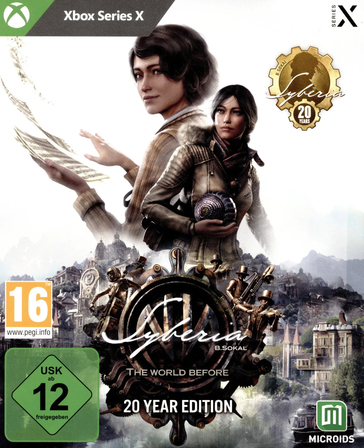 Cover: Syberia - The World Before (Limited Edition) für Xbox Series X. Publisher: astragon Entertainment GmbH
