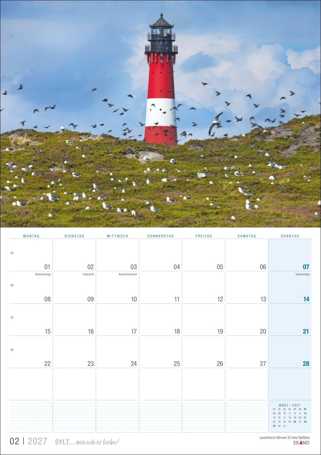 Sylt … wie ich es liebe Kalender 2027 – Ansicht