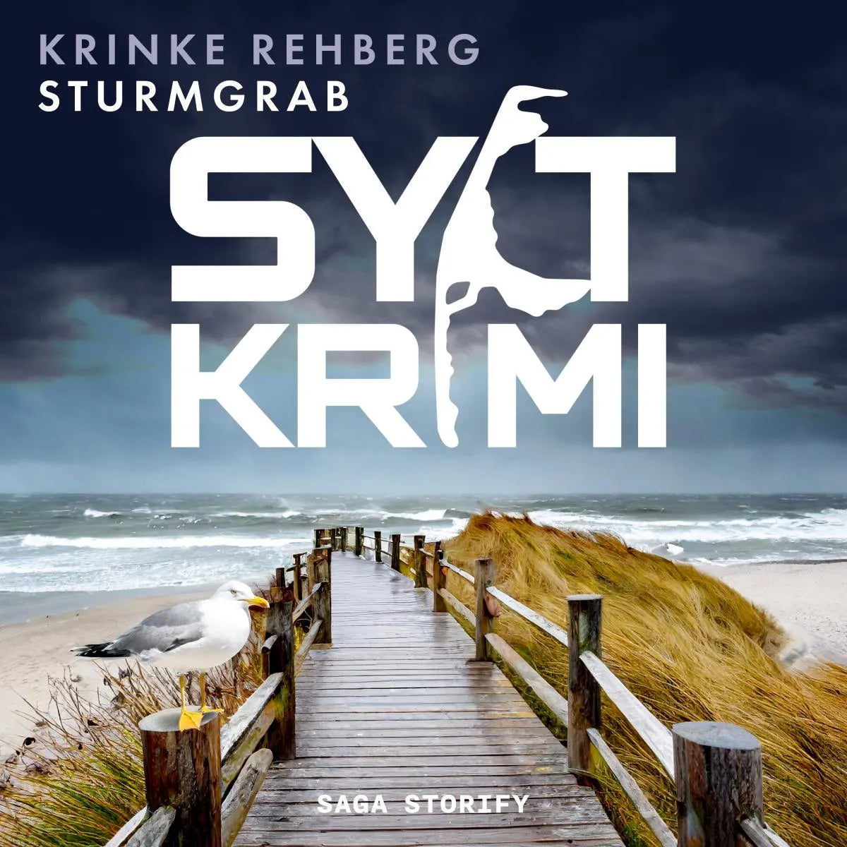 Cover: SYLTKRIMI Sturmgrab (Hörbuch Download) von Krinke Rehberg
