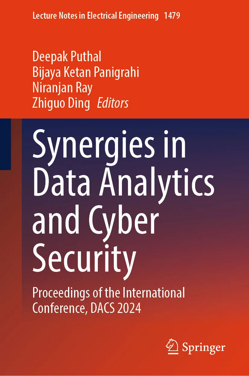 Cover: Synergies in Data Analytics and Cyber Security (E-Book)