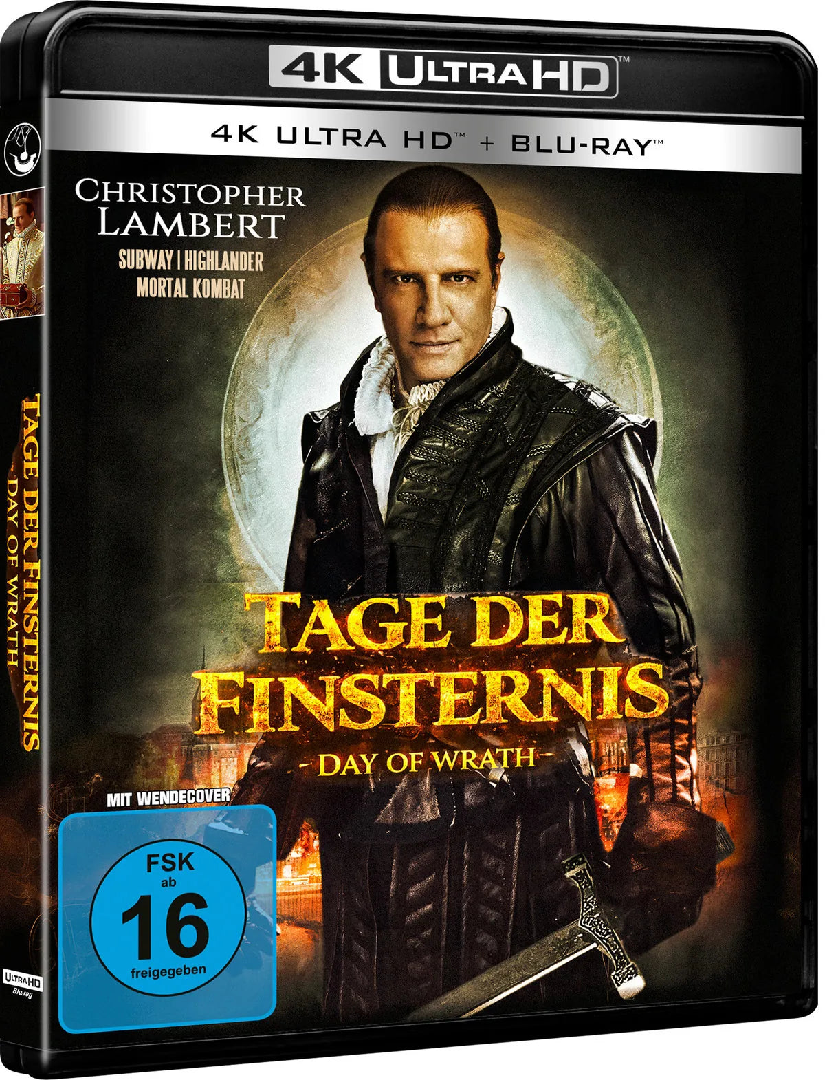 4K UHD Blu-ray-Cover: Tage der Finsternis - Day of Wrath. Regie: Adrian Rudomin