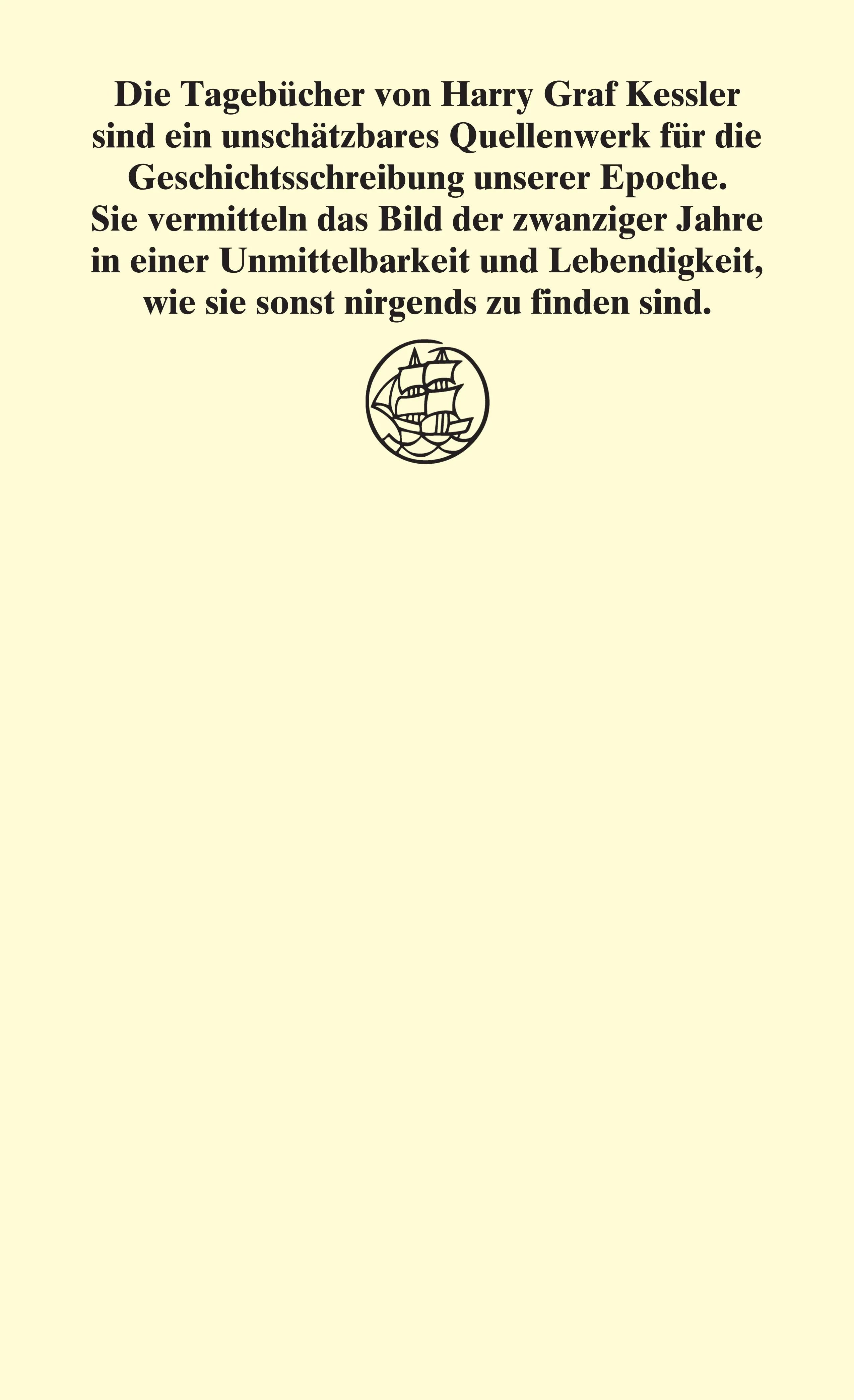 Buchrückseite von 'Tagebücher 1918–1937' mit Klappentext - Taschenbuch