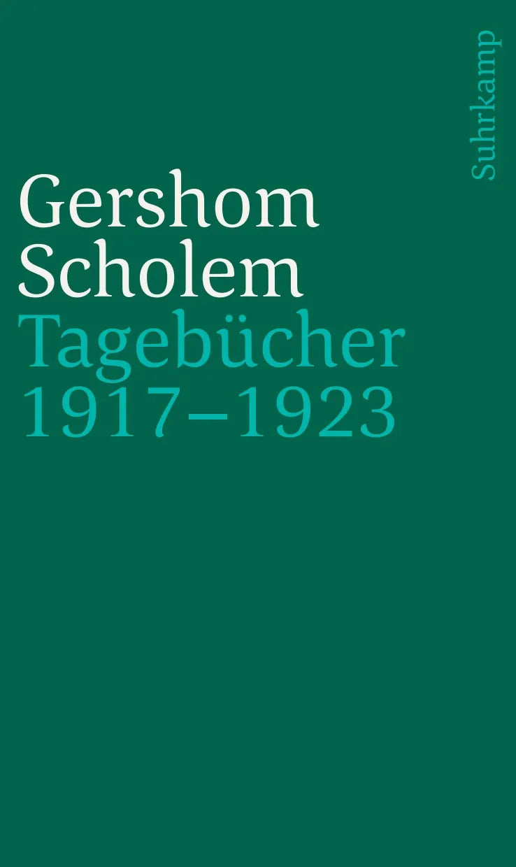 Buchcover von 'Tagebücher nebst Aufsätzen und Entwürfen bis 1923' - Taschenbuch von Gershom Scholem