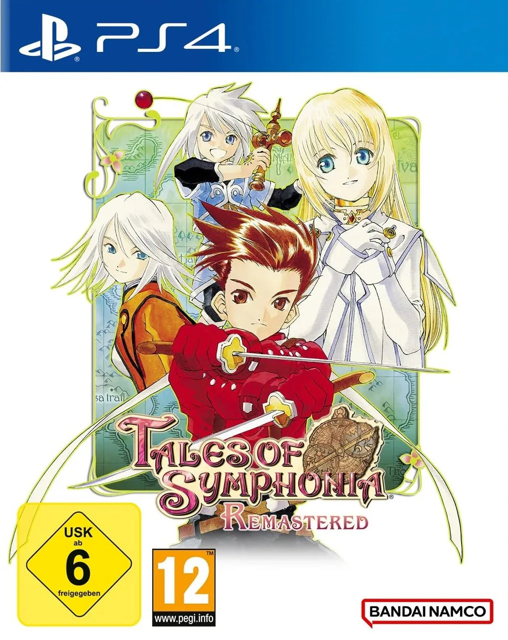 Cover: Tales of Symphonia Remastered für Playstation 4. Publisher: Bandai Namco Entertainment Germany
