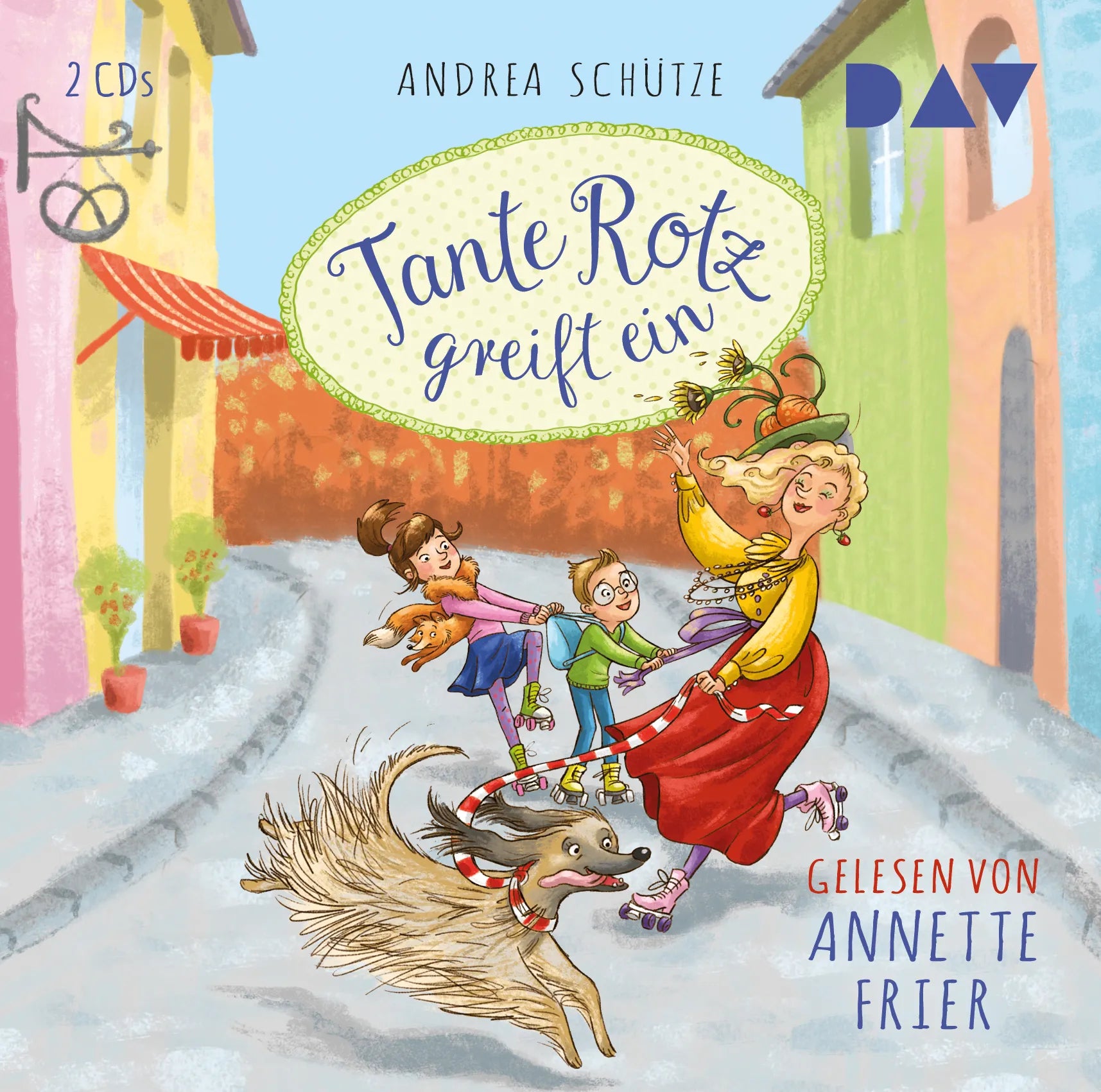 Buchcover von 'Tante Rotz greift ein' - Hörbuch (CD) von Andrea Schütze