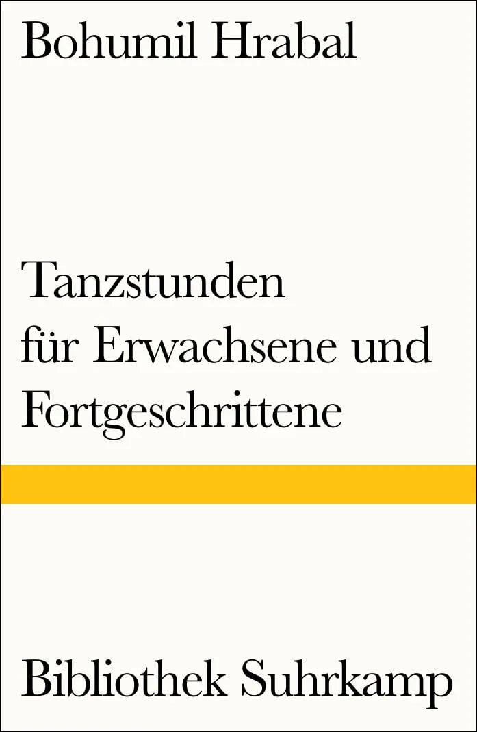 Buchcover von 'Tanzstunden für Erwachsene und Fortgeschrittene' - Taschenbuch von Bohumil Hrabal