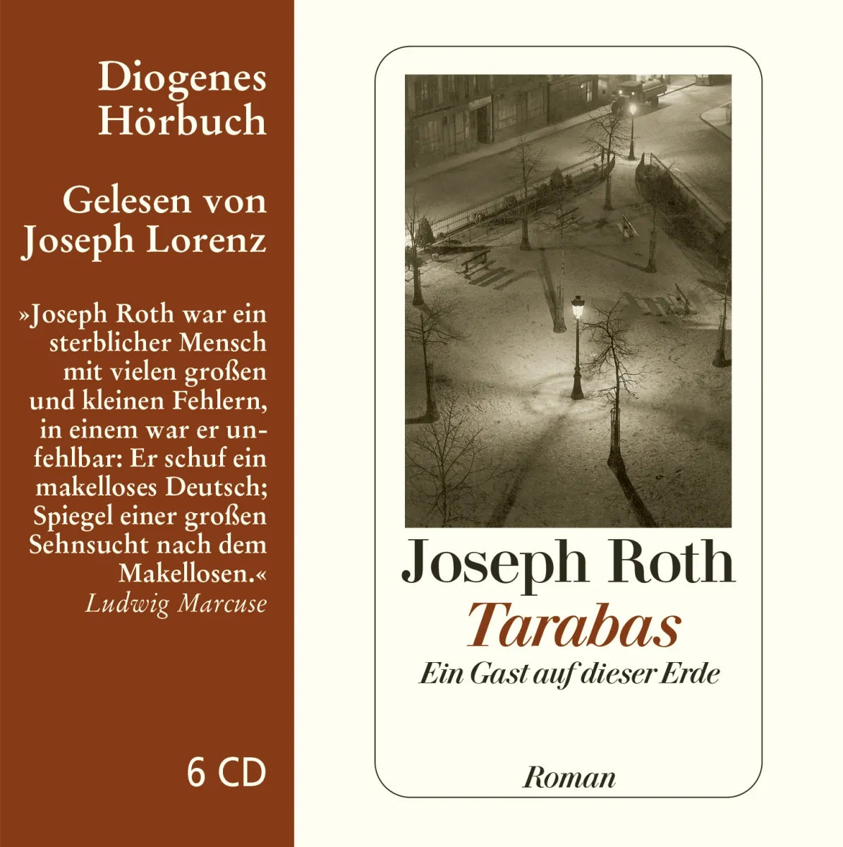 Buchcover von 'Tarabas' - Hörbuch (CD) von Joseph Roth