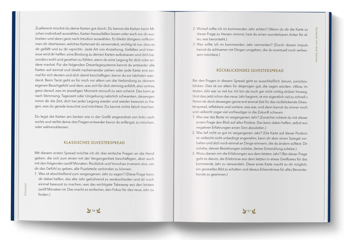 Tarot Journal für Rauhnächte und Jahreswende – Ansicht