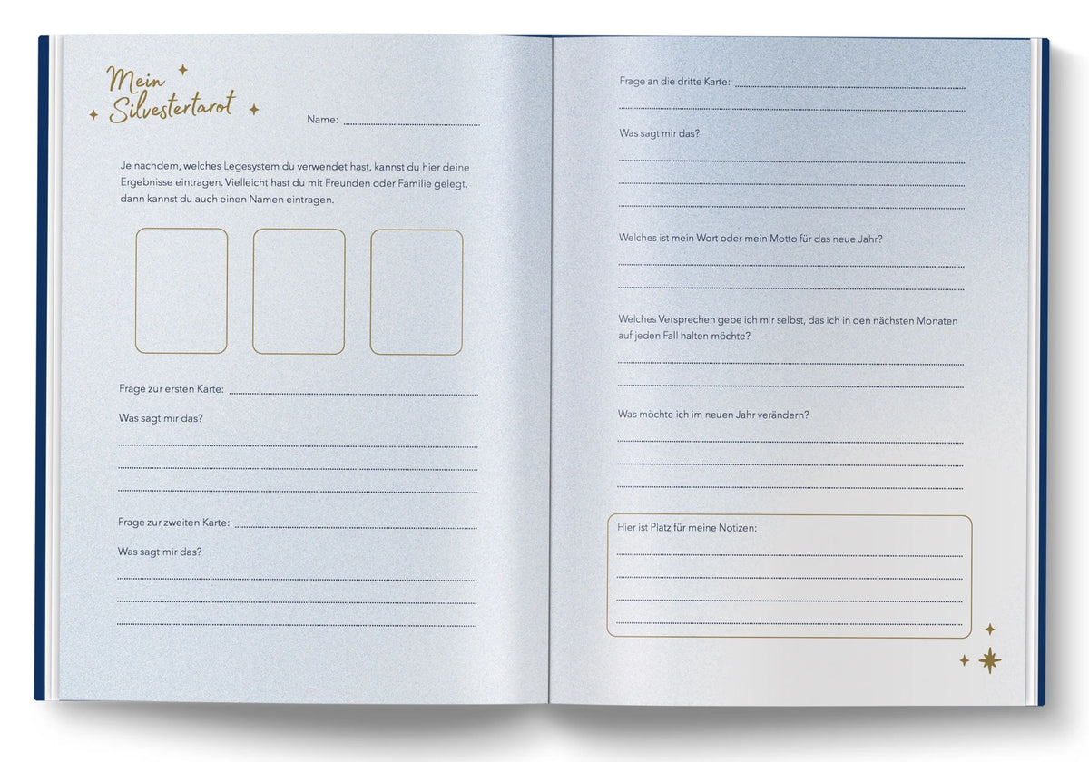 Tarot Journal für Rauhnächte und Jahreswende – Ansicht