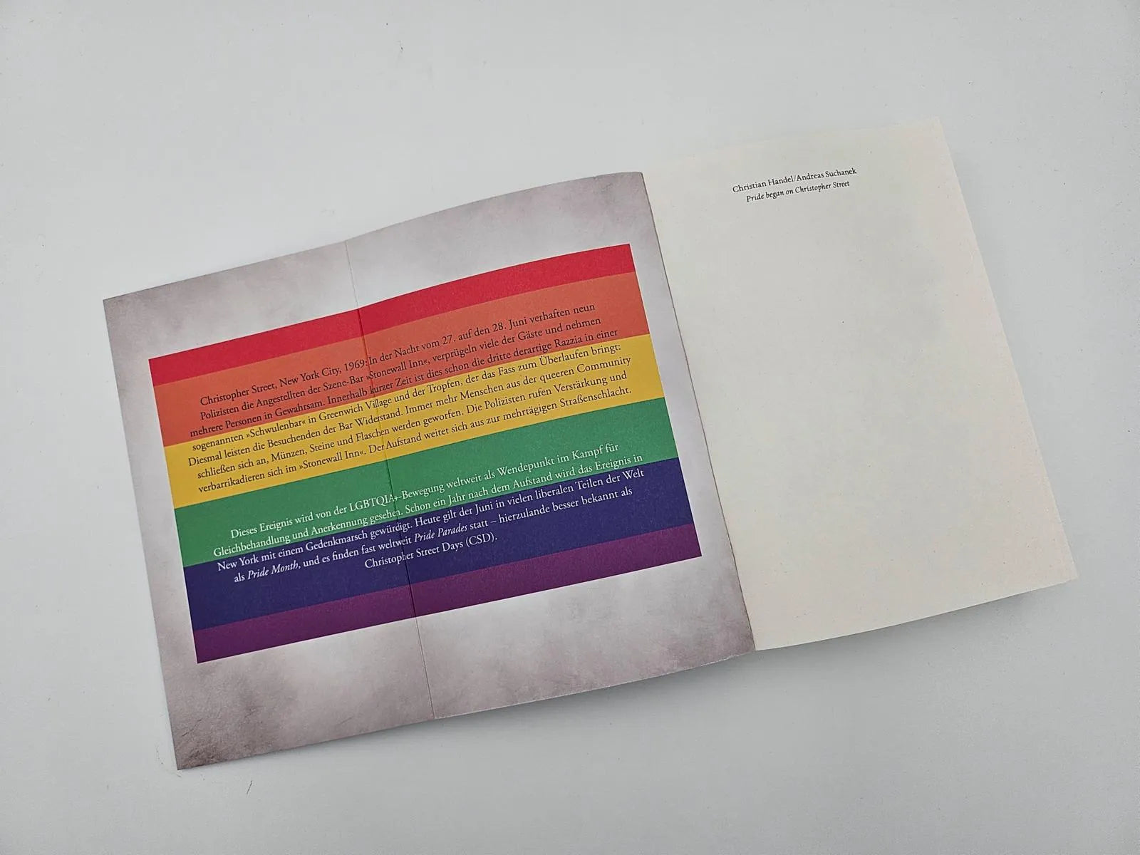Abbildung von 'Pride began on Christopher Street'