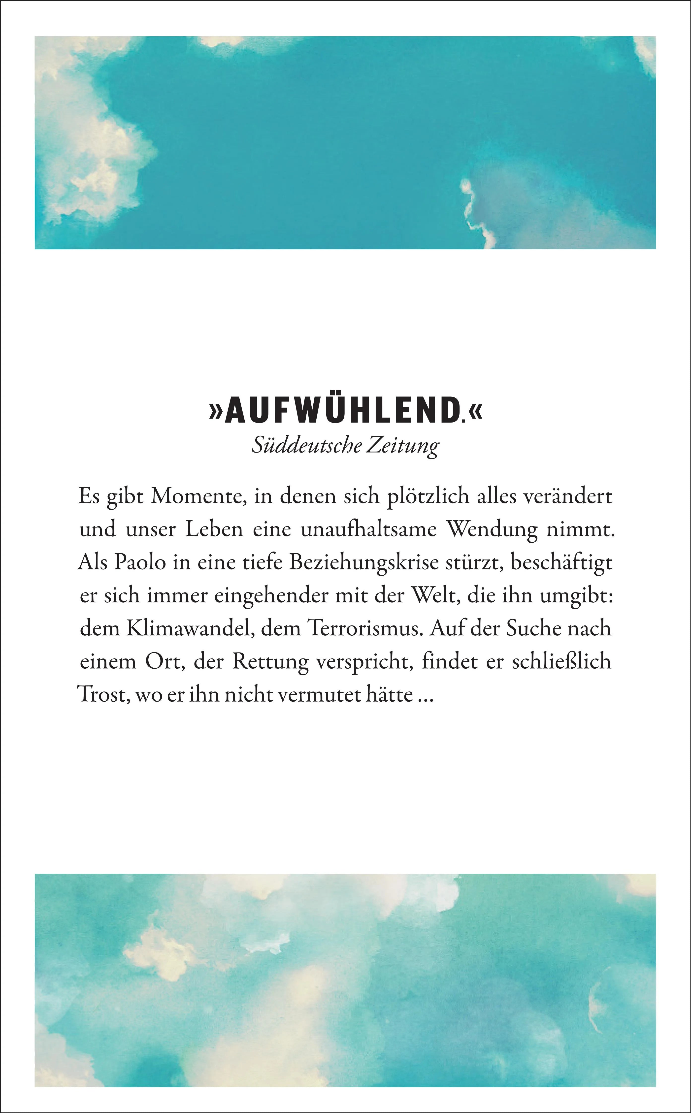 Buchrückseite von 'Tasmanien' mit Klappentext - Taschenbuch