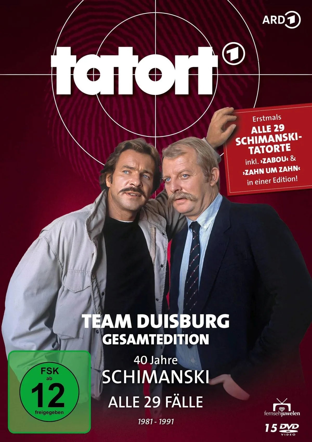 Tatort Duisburg - 40 Jahre Schimanski - Gesamted - DVD
