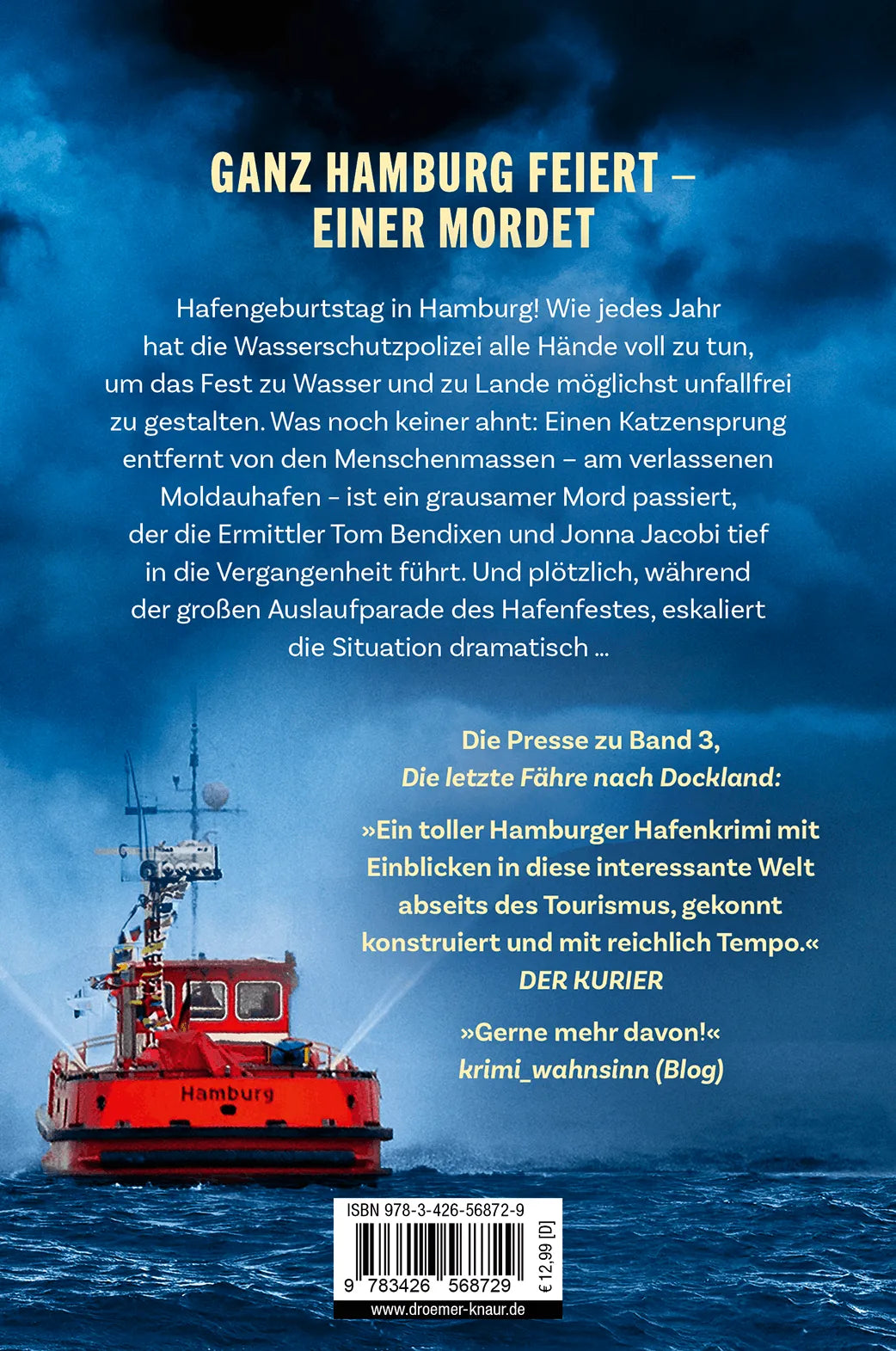 Rückseite: Tatort Hafen - Der Tote von Lagerhaus F (Taschenbuch)