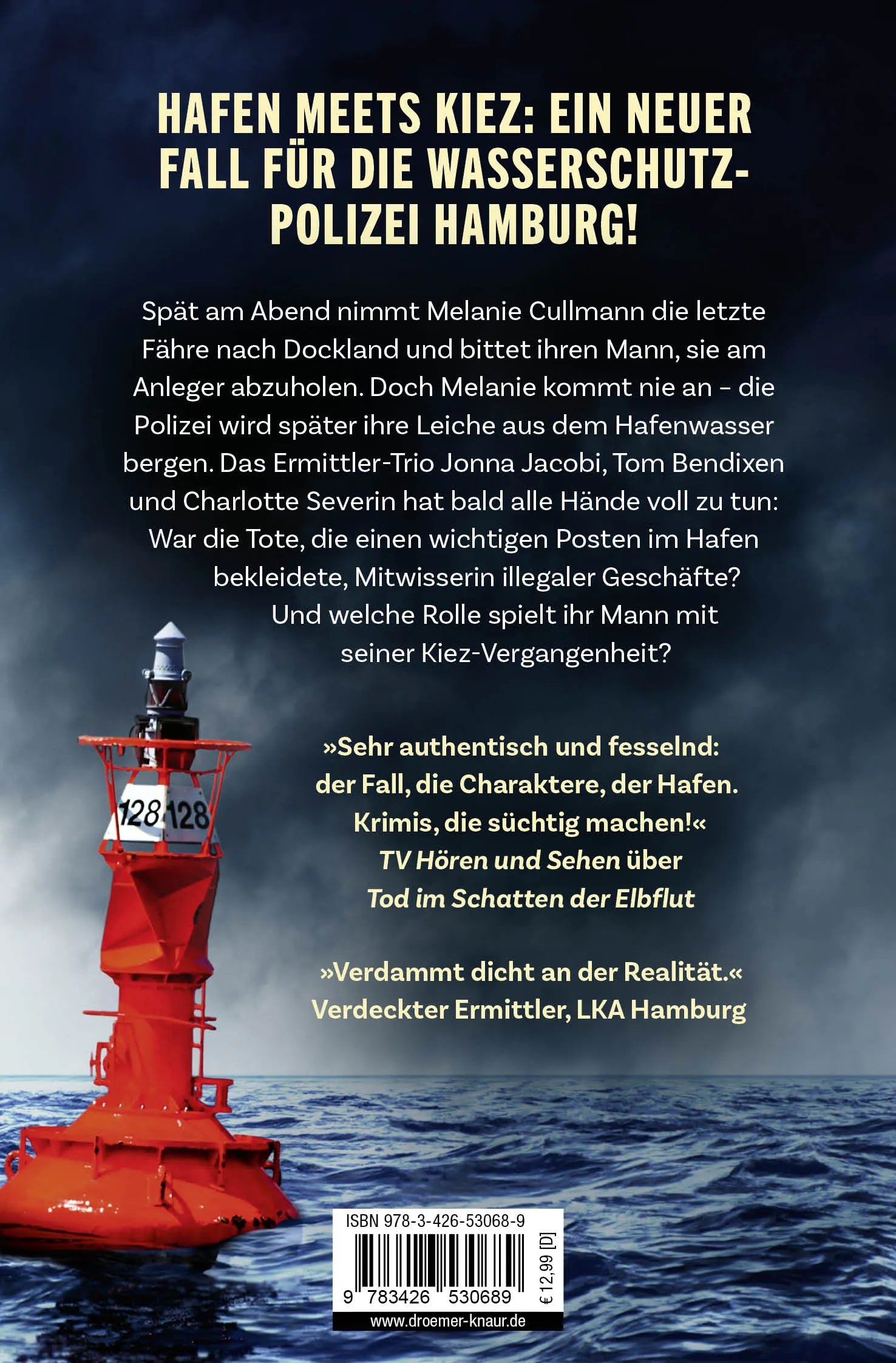Rückseite: Tatort Hafen - Die letzte Fähre nach Dockland (Taschenbuch)