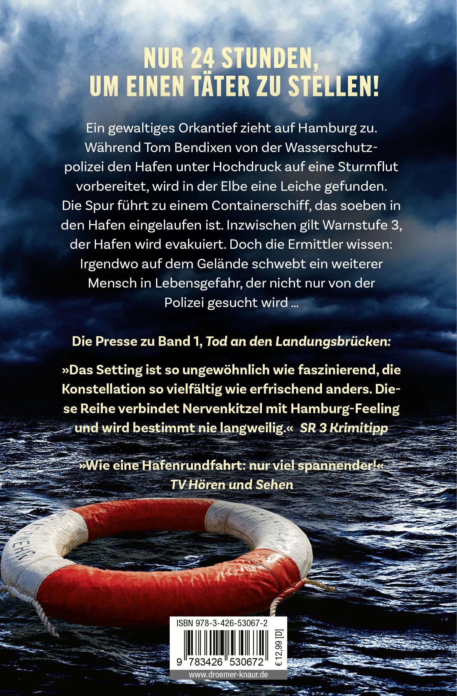 Rückseite: Tatort Hafen - Tod im Schatten der Elbflut (Taschenbuch)