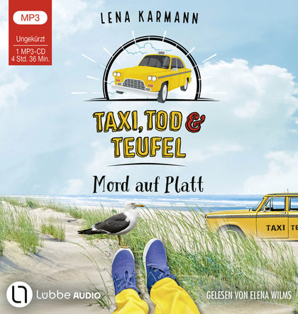 Buchcover von 'Taxi, Tod und Teufel - Mord auf Platt' - Hörbuch (CD) von Lena Karmann