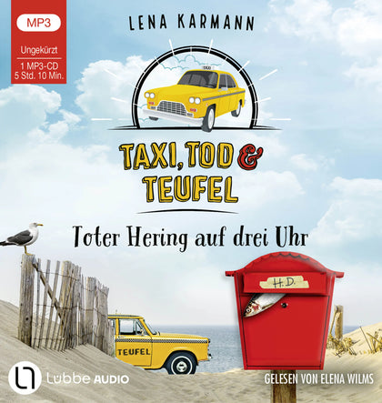 Buchcover von 'Taxi, Tod und Teufel - Toter Hering auf drei Uhr' - Hörbuch (CD) von Lena Karmann