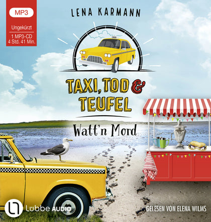 Buchcover von 'Taxi, Tod und Teufel - Watt'n Mord' - Hörbuch (CD) von Lena Karmann