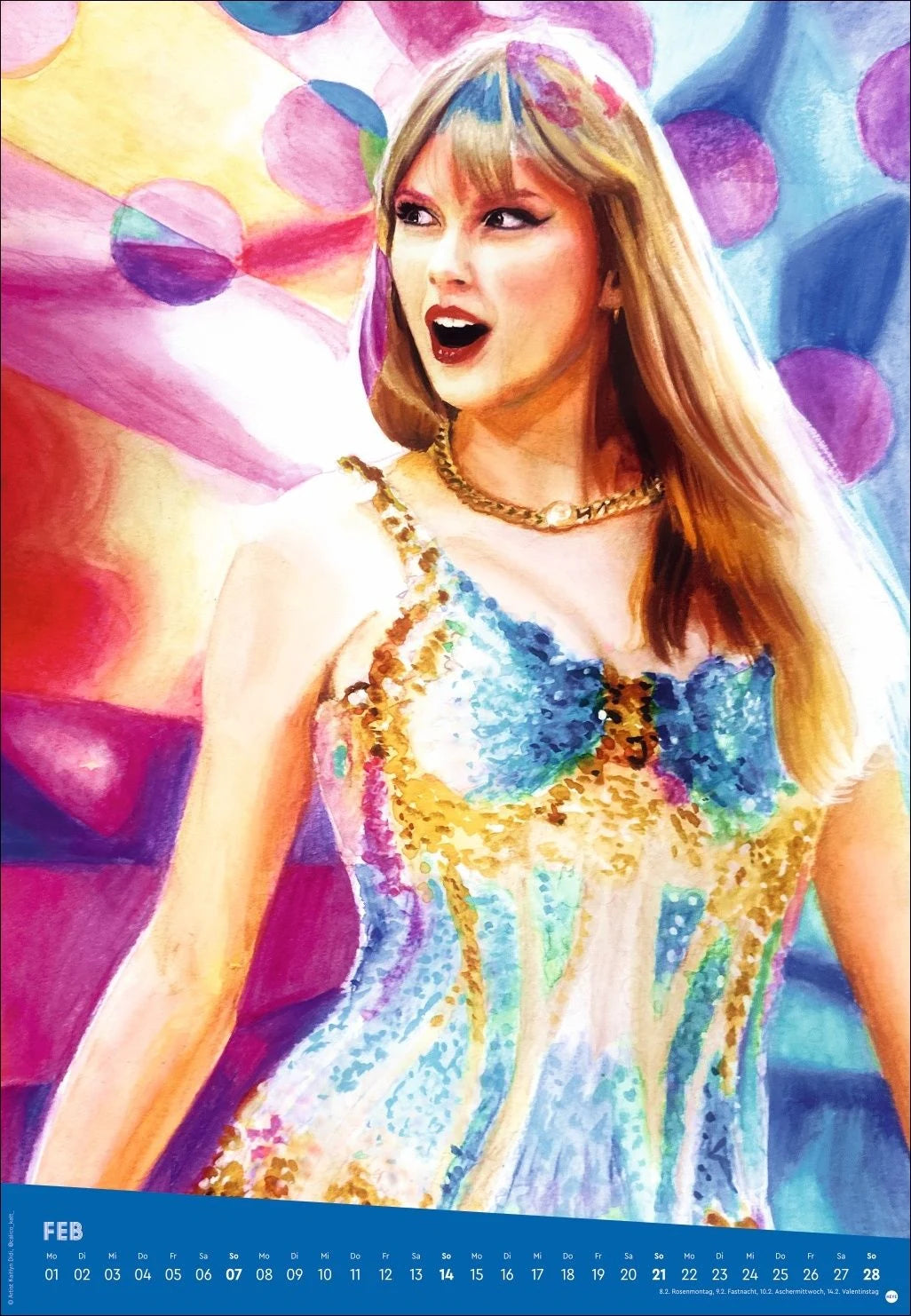 Taylor Posterkalender 2027 – Ansicht