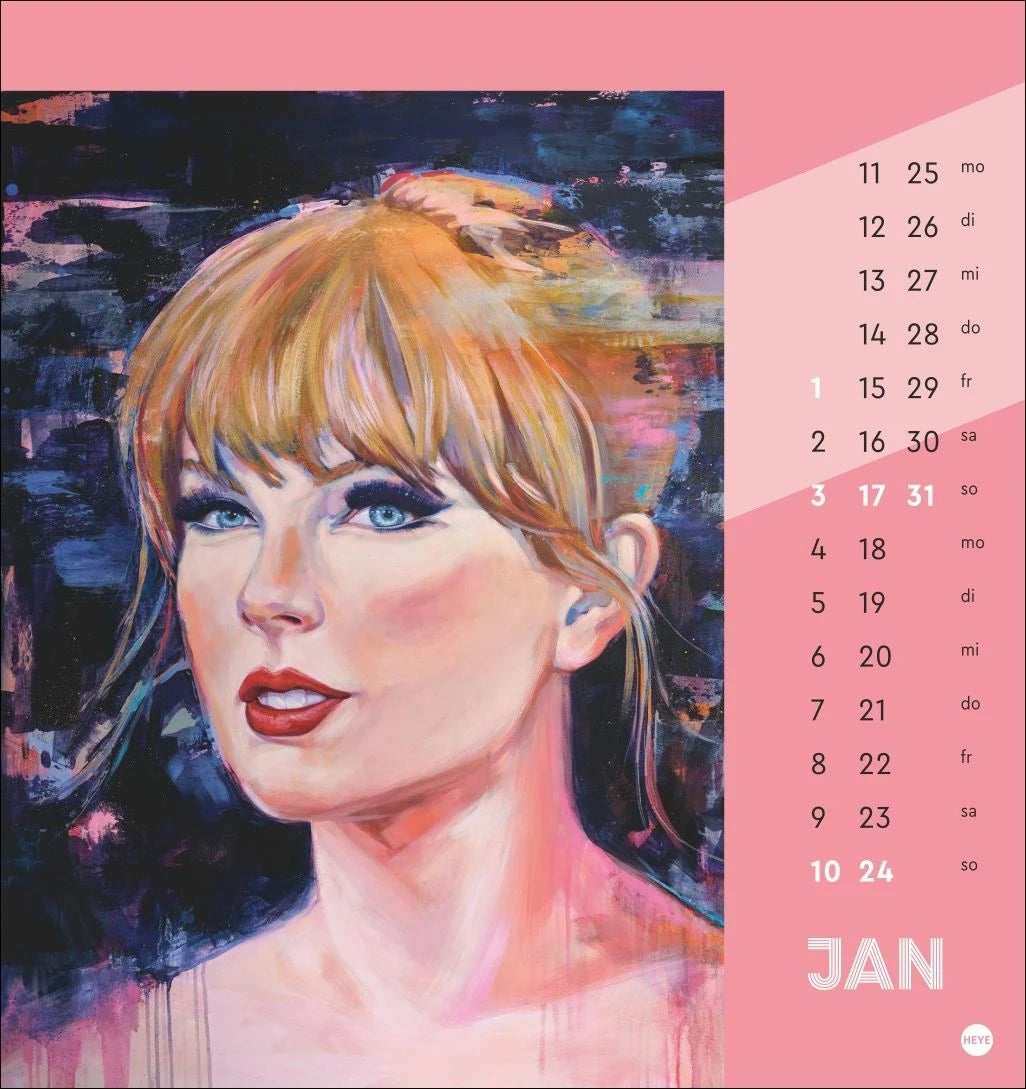 Taylor Postkartenkalender 2027 – Ansicht