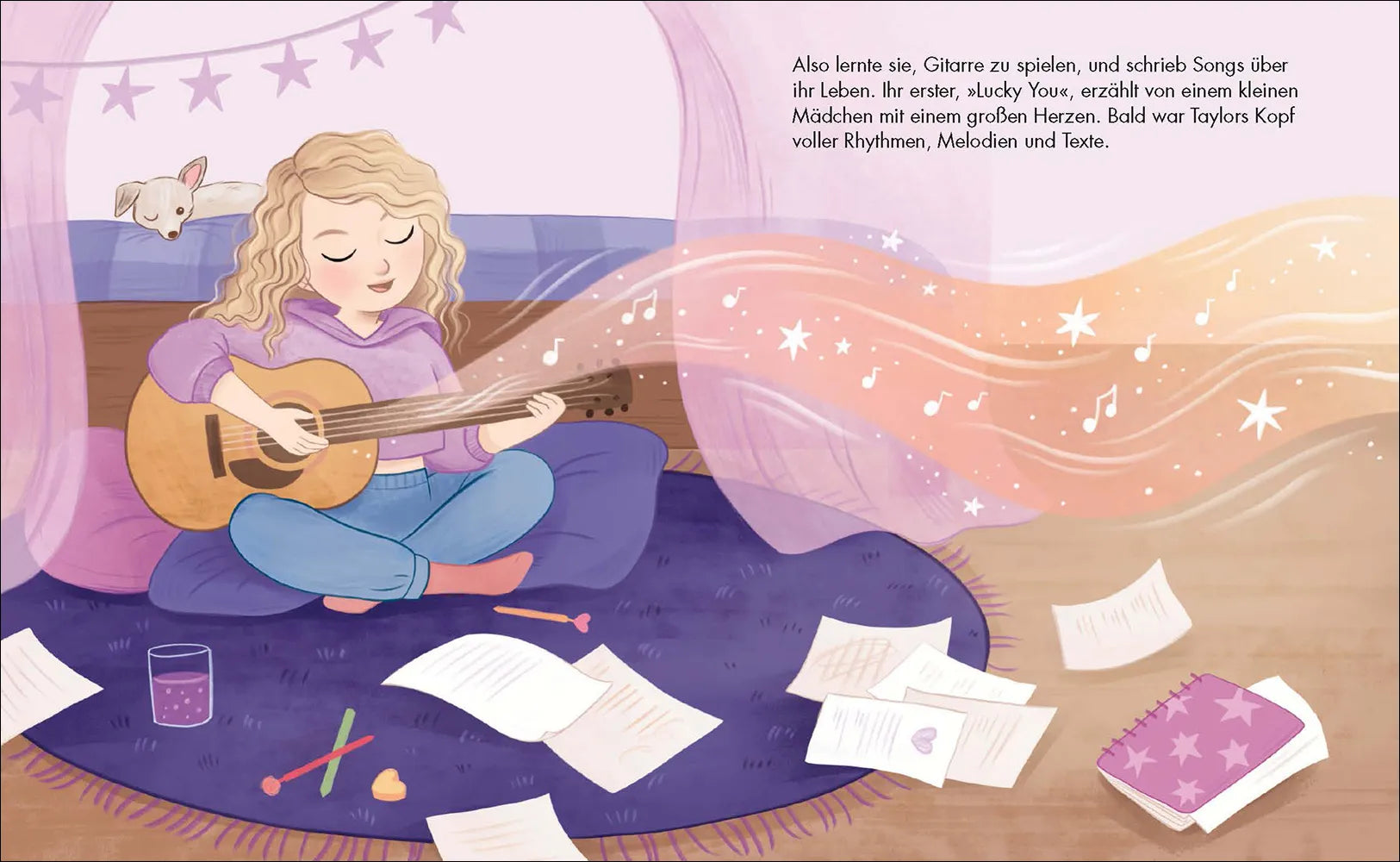 Detailansicht: Taylor Swift – Little People, BIG DREAMS (Hardcover)