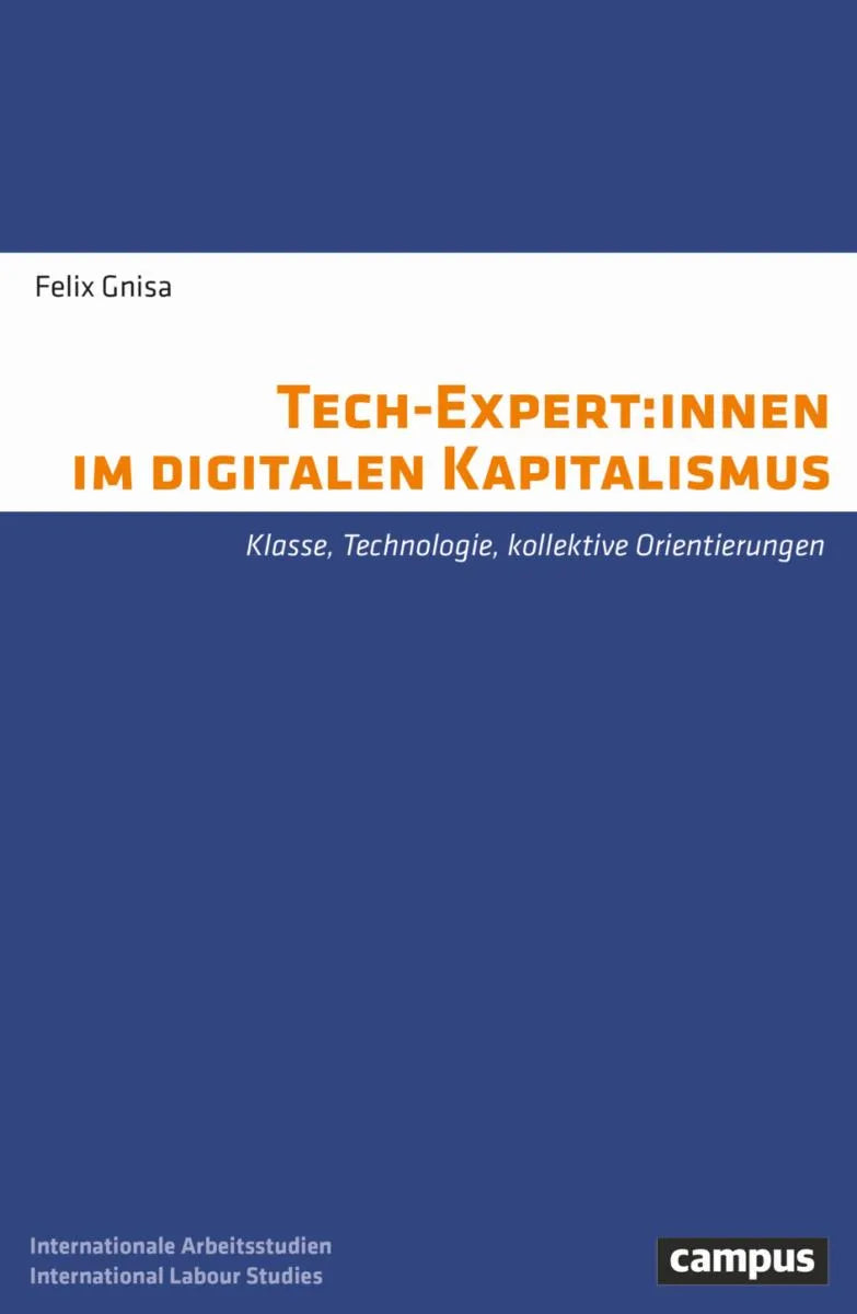 Cover: Tech-Expert:innen im digitalen Kapitalismus (E-Book) von Felix Gnisa