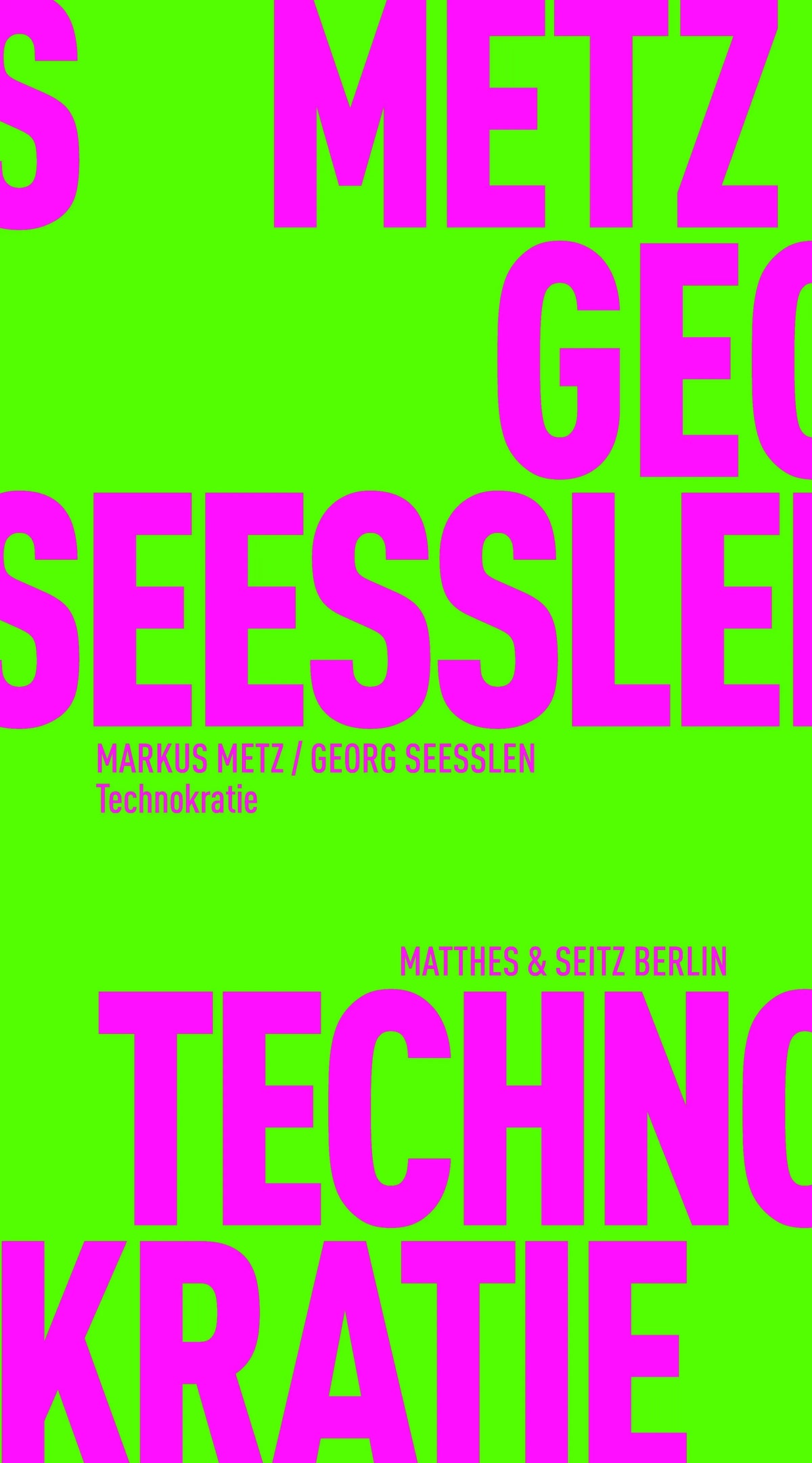 Cover: Technokratie (E-Book) von Georg Seeßlen
