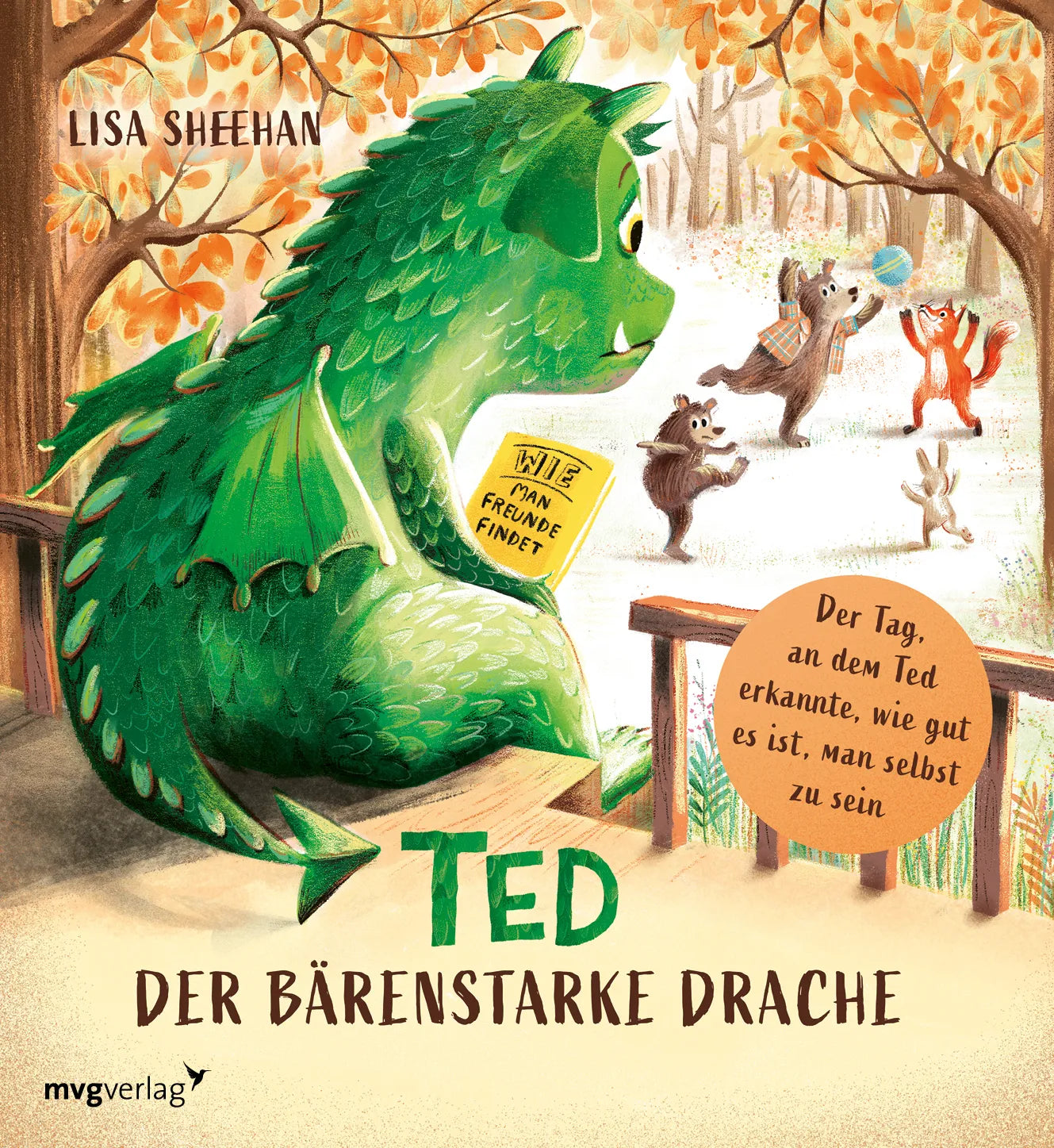Buchcover von 'Ted, der bärenstarke Drache' - Gebundene Ausgabe von Lisa Sheehan
