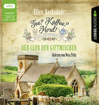 Buchcover von 'Tee? Kaffee? Mord! - Der Club der Giftmischer' - Hörbuch (CD) von Ellen Barksdale