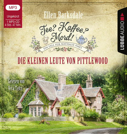 Buchcover von 'Tee? Kaffee? Mord! - Die kleinen Leute von Pittlewood' - Hörbuch (CD) von Ellen Barksdale