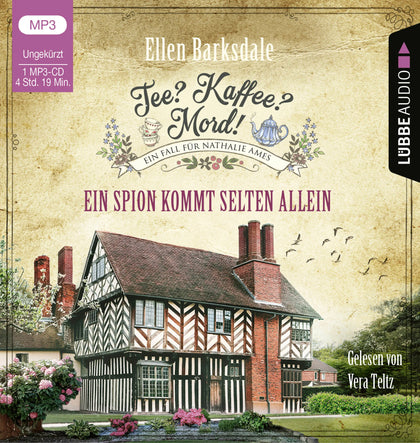 Buchcover von 'Tee? Kaffee? Mord! - Ein Spion kommt selten allein' - Hörbuch (CD) von Ellen Barksdale