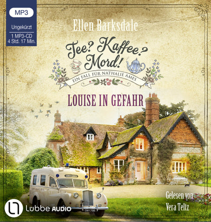 Buchcover von 'Tee? Kaffee? Mord! - Louise in Gefahr' - Hörbuch (CD) von Ellen Barksdale