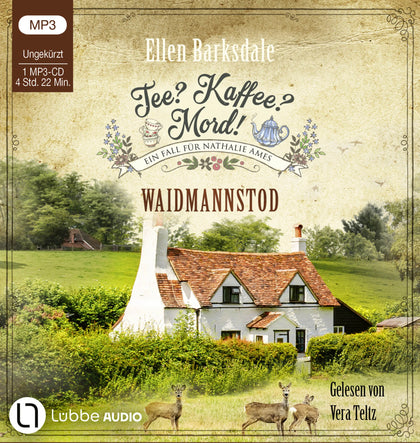 Buchcover von 'Tee? Kaffee? Mord! - Waidmannstod' - Hörbuch (CD) von Ellen Barksdale
