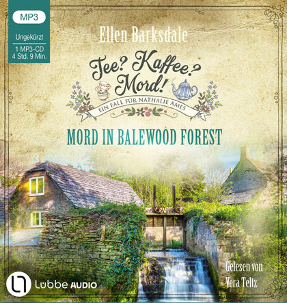 Cover: Tee? Kaffee? Mord! - Mord in Balewood Forest (Hörbuch CD) von Ellen Barksdale