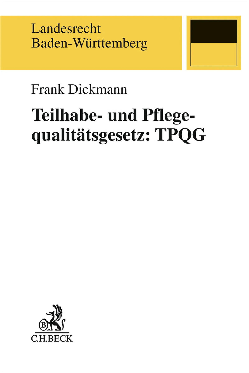 Teilhabe- und Pflegequalitätsgesetz: TPQG